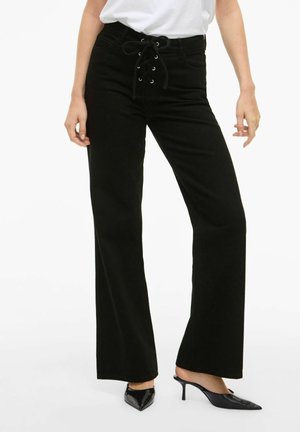 Straight leg jeans - black denim