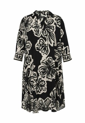 KRAGEN - Freizeitkleid - schwarz