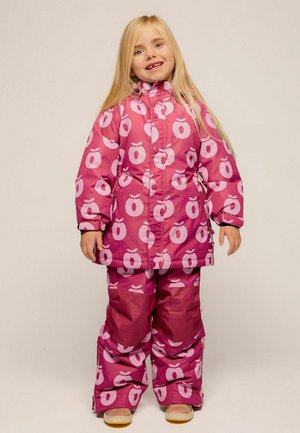 Småfolk, WINTER JACKET WITH APPLES - Wintermantel - berry hug