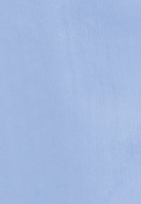 Tessuto azzurro chiaro con una texture liscia e uniforme. Presenta una leggera lucentezza, un colore uniforme e nessun motivo o disegno visibile.
