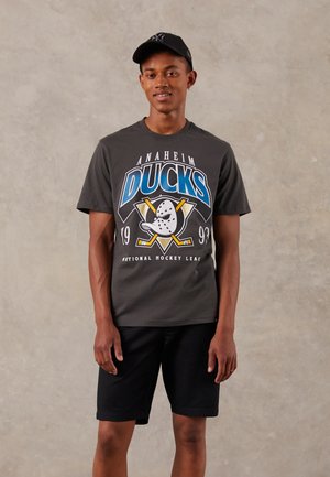 ANAHEIM DUCKS ECHO TEE - T-shirt con stampa - charcoal