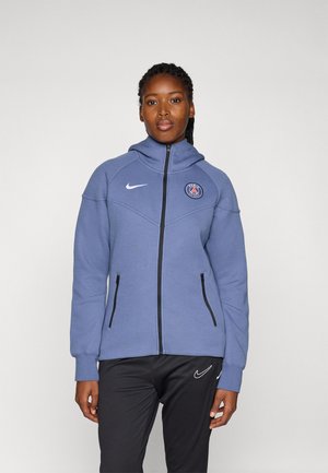 Nike Performance PSG - Užtrauktuku užsegamas treningas - diffused blue/white