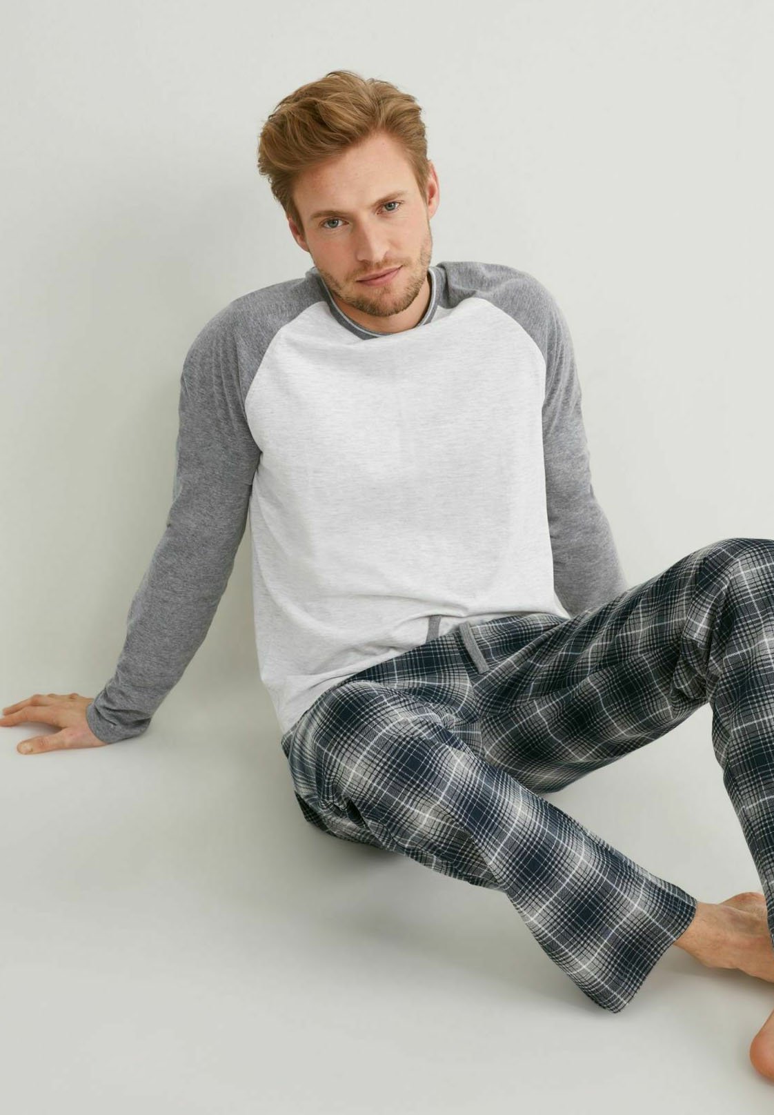 Pantalón De Pijama Azul Oscuro | Pijamas C\u0026A Hombre - Fotoluna