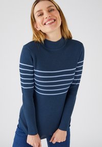 Damart RAYÉ - Pullover - bleu rayé