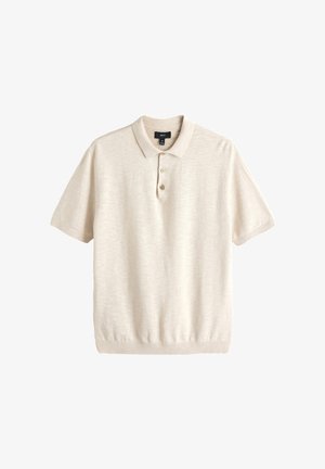 Next, REGULAR FIT - SHORT SLEEVE - Polo - oatmeal
