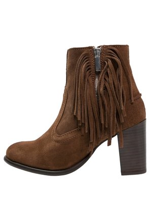 Cowboy- / bikerstøvlette - brown