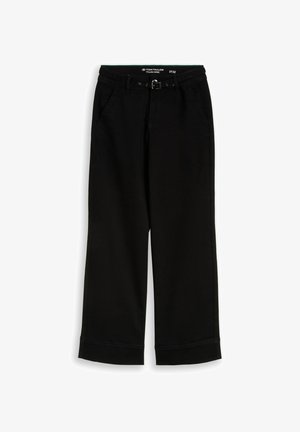 TOM TAILOR, LUNA WIDE - Pantalon classique - black denim