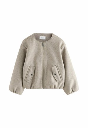 REGULAR FIT - BUBBLE HEM - Jachetă de vară - grey