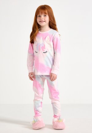 Lindex, RAINBOW UNICORN 3D SET - Nattøj sæt - light pink