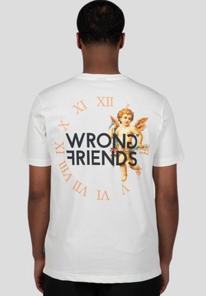 ROME - Print T-shirt - coconut white