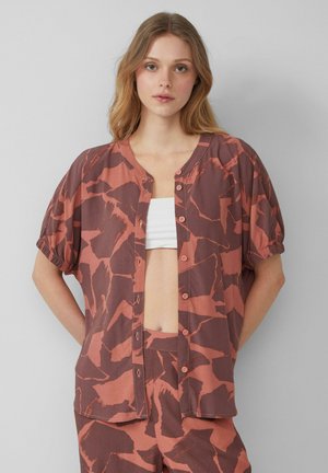 DURCHGEKNÖPFTE - Blouse - papaya