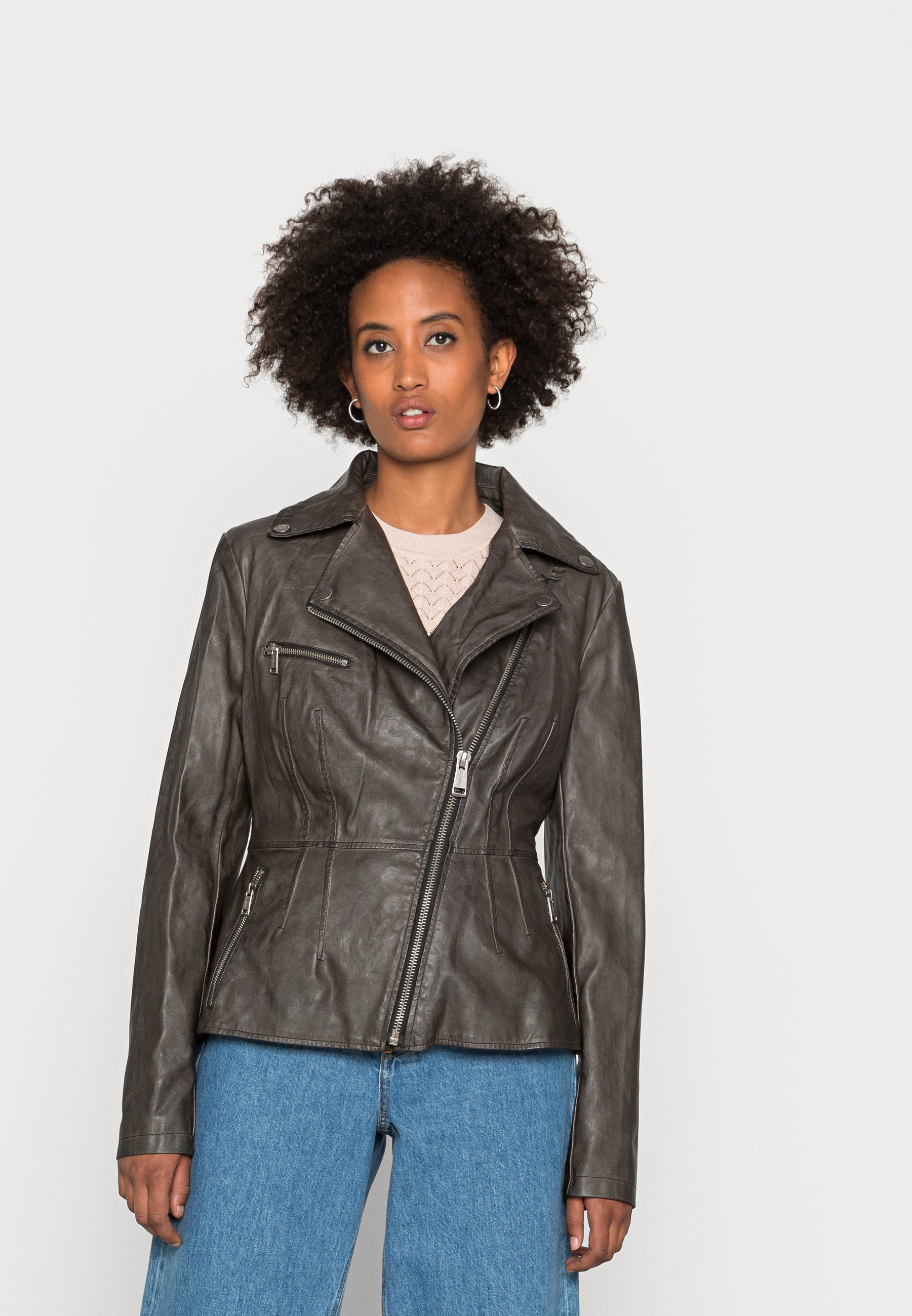 Guess AGNES JACKET - Leather jacket 