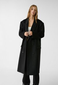 Stradivarius - WITH POCKETS - Manteau classique - black Image miniature 1