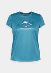FUJITRAIL LOGO TOP - Print T-shirt - atlantis blue