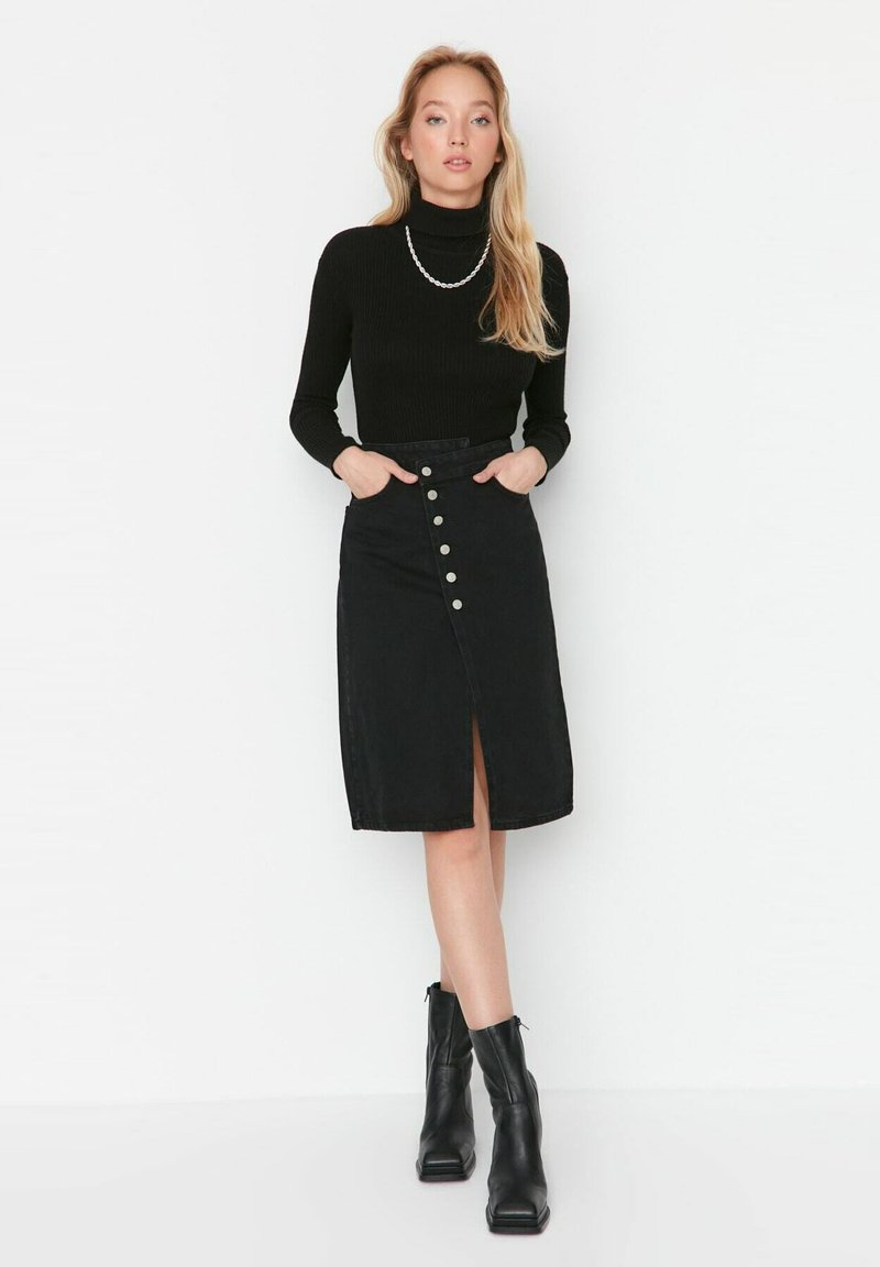 Trendyol Jeansrok zwart Trendyol Jeansrok zwart