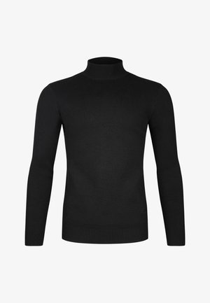 SIKSILK, LS HIGH NECK KNITTED SWEATER. - Jersey de punto - black