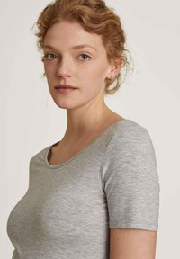 Calida NATURAL COMFORT - Pyjamashirt - grey melange