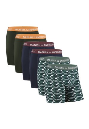 6-PACK CLASSIC TRUNKS - Boxerkalsong - green/navy/retro green