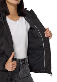 CASH-MERE PADDED MIT KAPUZE - Vinterjacka - schwarz