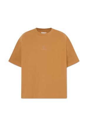 Timberland, SHORT SLEEVES TEE. - T-Shirt basic - - medium brown