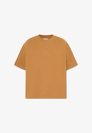 Timberland, SHORT SLEEVES TEE. - T-Shirt basic - - medium brown