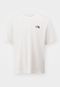 MENS TEE RELAXED DOODLES BOX - Apdrukāts T-krekls - white dune