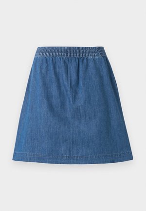 ONLY, ONLLOLA A SHAPE - Jupe en jean - medium blue denim