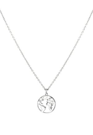 WORLD MAP - Ketting - silver-coloured