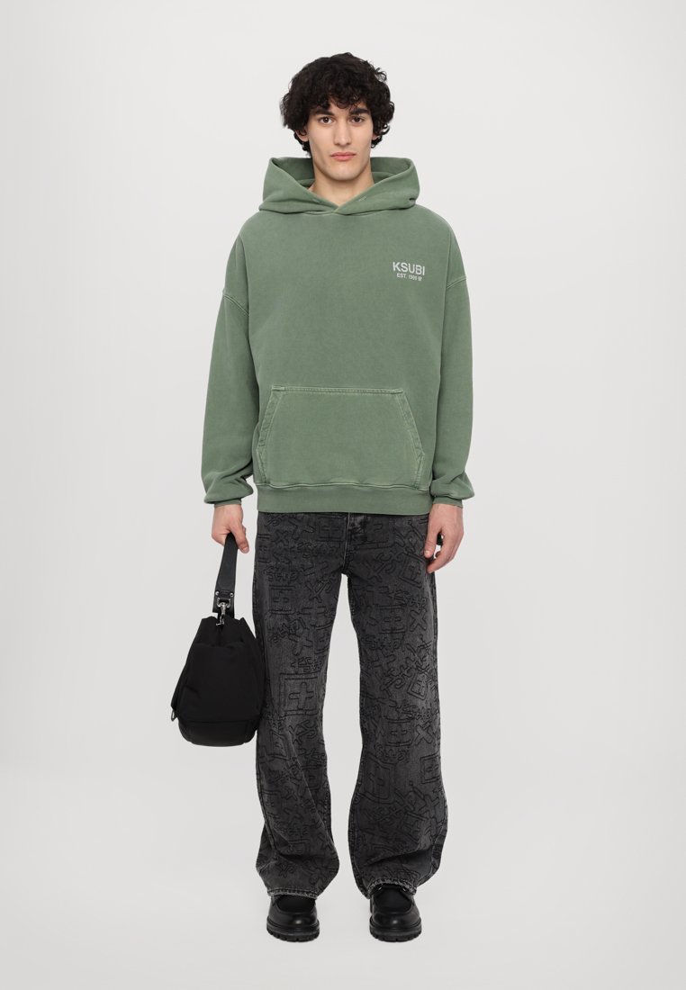 Ksubi STATE EKCESS HOODIE HASH - Sweatshirt - green