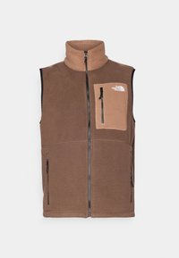 YUMIORI VEST - Waistcoat - smokey brown/latte