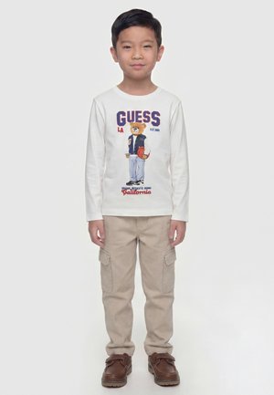 Guess, LS T-SHIRT UNISEX - Maglietta a manica lunga - weiß