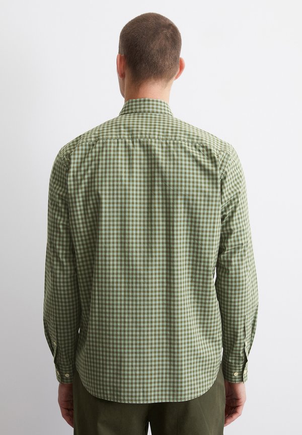 KENT COLLAR ONE RECTANGULAR CHEST POCKET ROUND HEM - Shirt - multi  luscious moss3