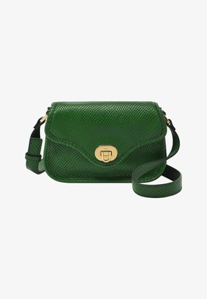 Fossil HERITAGE FLAP - Sac bandoulière - medium green