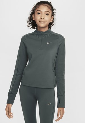 THERMA-FIT 1/2-ZIP PRO - Camiseta de manga larga - vintage green oil green