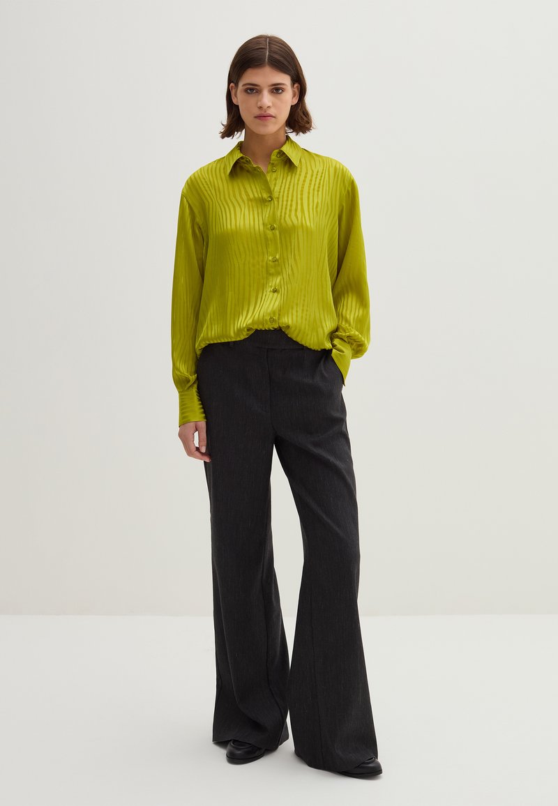 Stefanel Overhemdblouse groen Stefanel Overhemdblouse groen