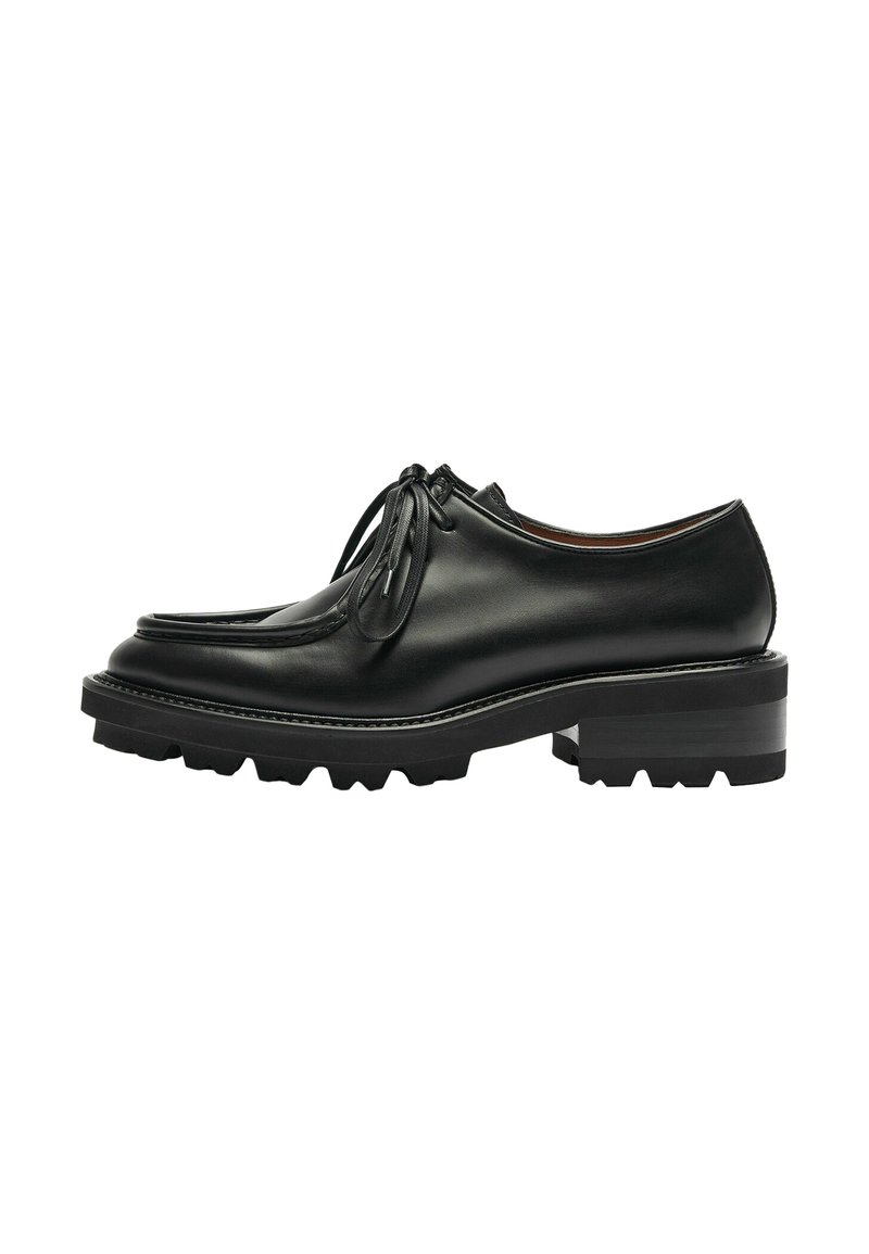 Scarosso CAROLINA - Zapatos con cordones - black calf