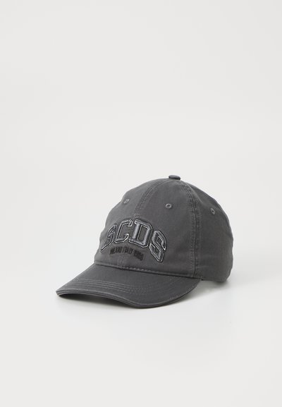 GCDS LOUNGE LOGO BASEBALL HAT UNISEX - Kapa - dark grey