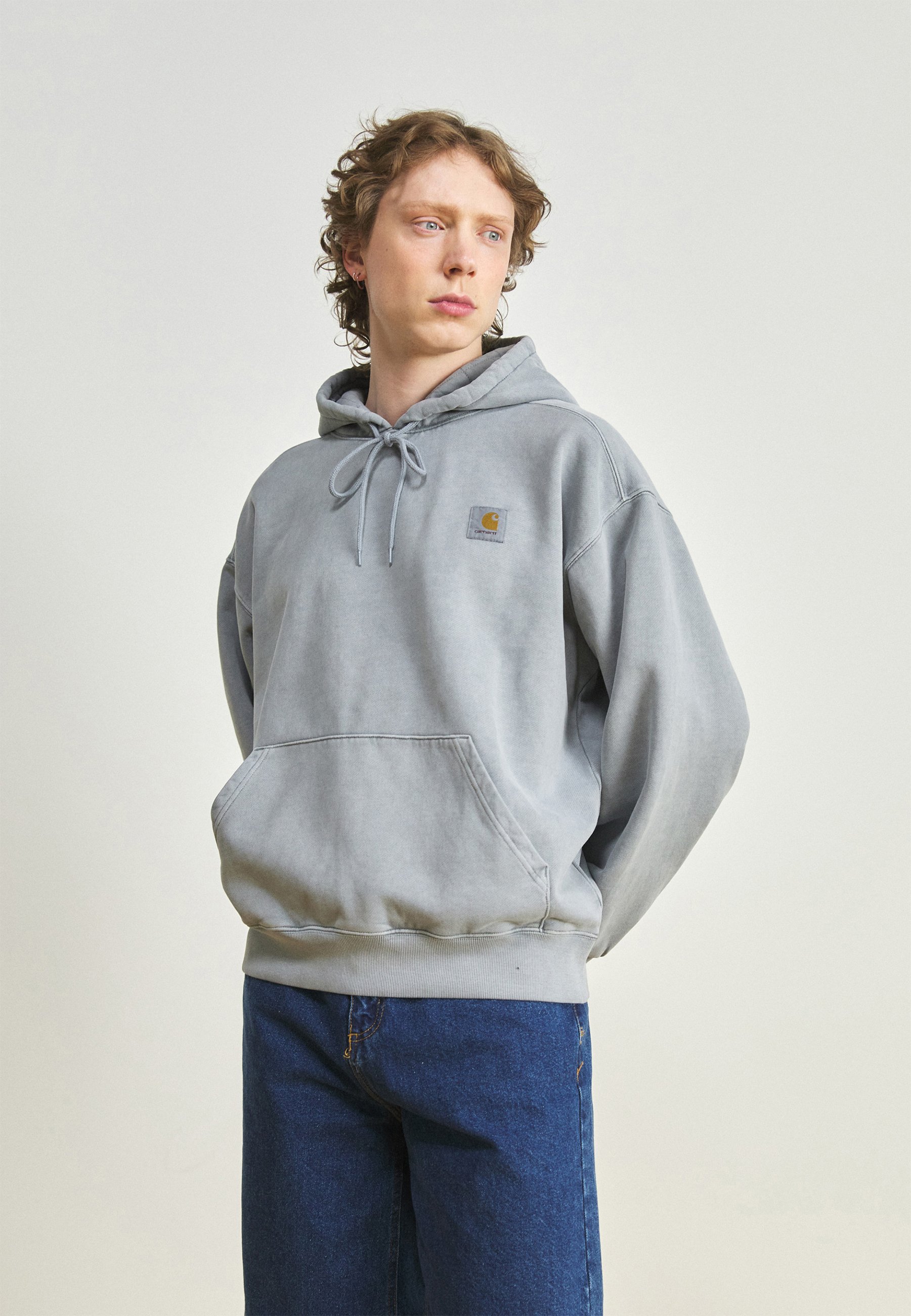 Carhartt WIP HOODED VISTA - Hoodie - mirror/blue-grey - Zalando
