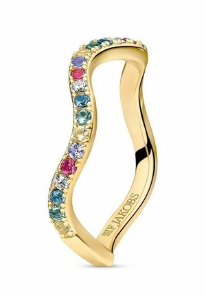 ELLERA WAVES - Ringe - rainbow and gold coloured
