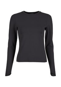 SENSE CUTOUT BACK - Pikkade varrukatega topp - black