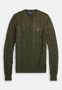JULIANNA LONG SLEEVE - Stickad tröja - harvest olive