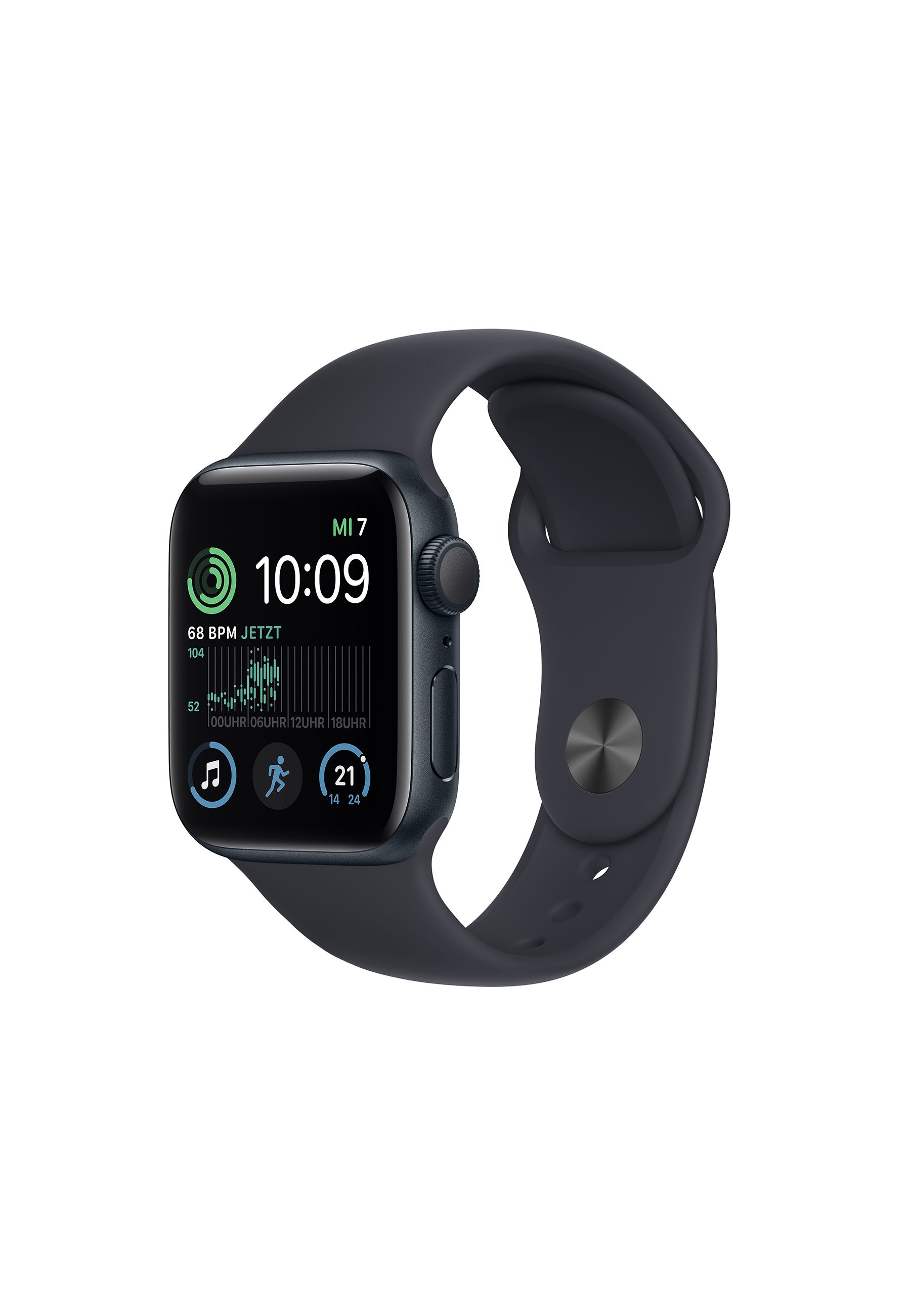 Apple APPLE WATCH SE GPS Smartwatch - sport 40MM midnight - band/schwarz 2022 case/midnight aluminium