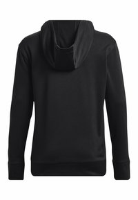 Czarna bluza z kapturem z miękkiego materiału, regulowanym kapturkiem, długimi rękawami oraz ściągaczami przy mankietach i u dołu dla lepszego dopasowania.