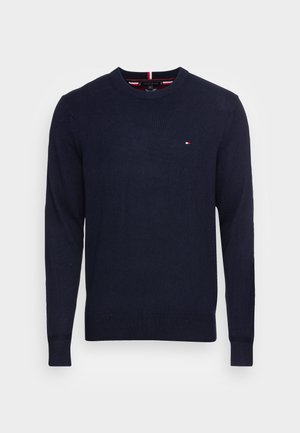 Tommy Hilfiger PIMA ORG CREW NECK - Pulover - desert sky