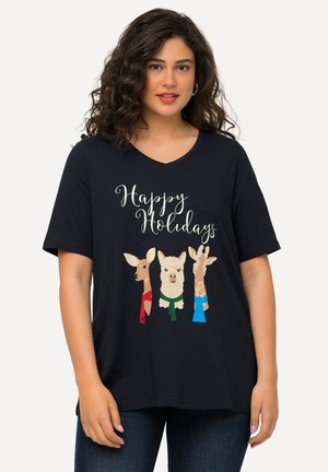 T-Shirt print - dark blue