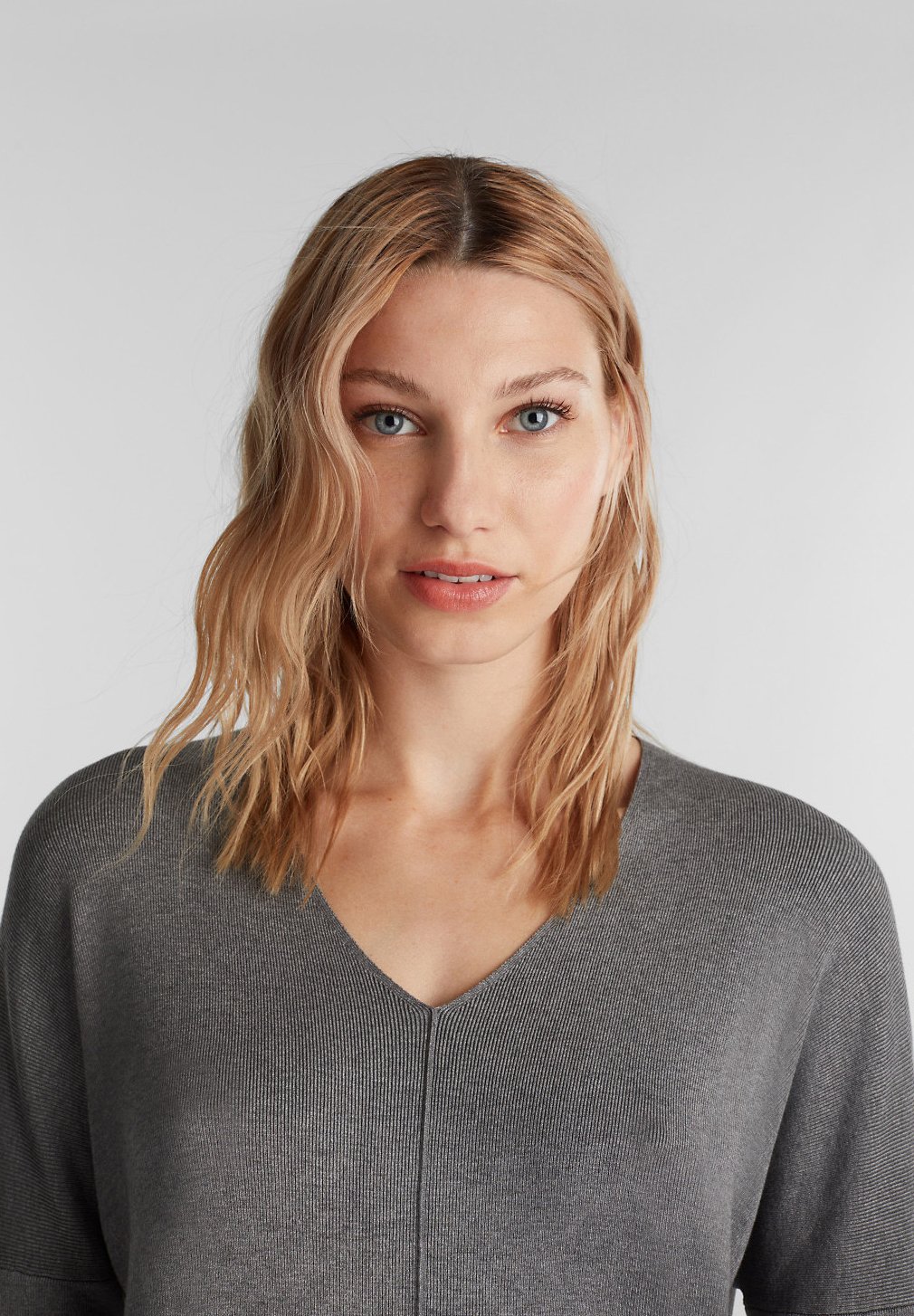 Esprit Collection Sweater gunmetal Zalando.nl Esprit Collection Petite BATWING Trui gunmetal Zalando.nl