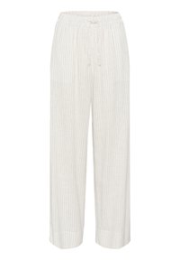 JANNIEMW  - Trousers - snow white w. stripe