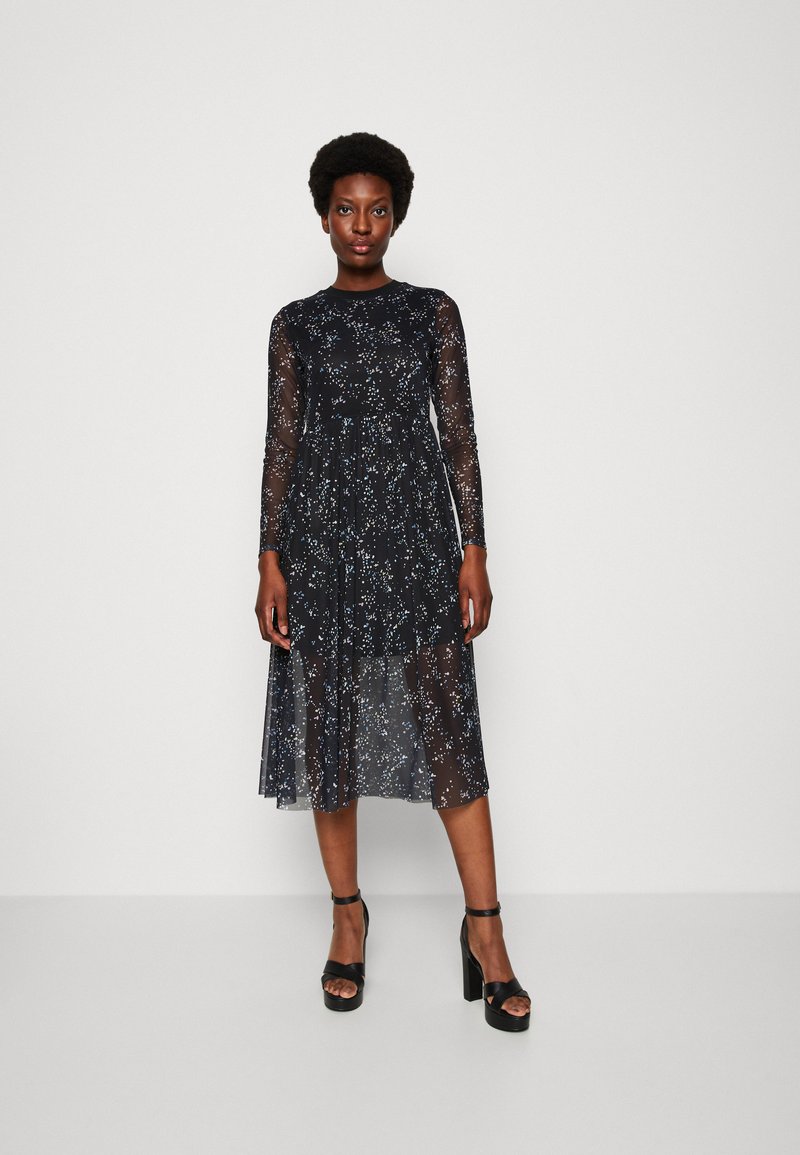 TOM TAILOR DENIM DRESS Juhlamekko Black multicolor musta Zalando fi tom-tailor-denim-dress-juhlamekko-black-multicolor-musta-zalando-fi