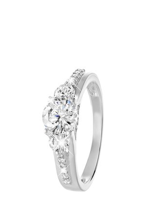 925 SILVER MIT ZIRKONIA - Ring - silver coloured
