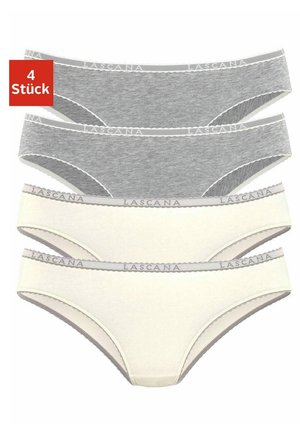 4 PACK - Slip - grau meliert/creme
